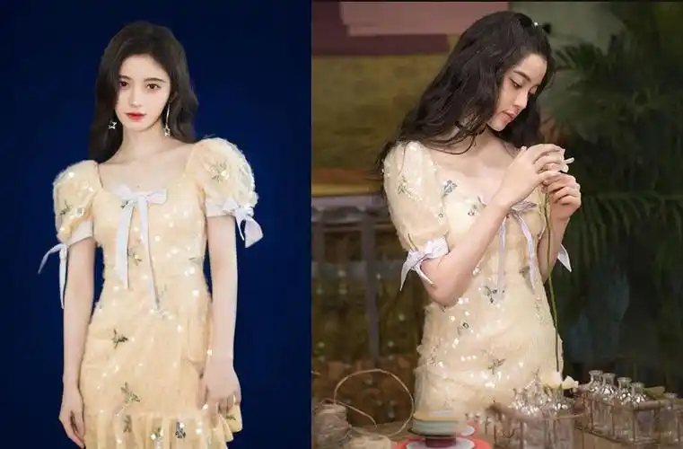 鞠婧祎欧阳娜娜头饰造型是怎么回事鞠婧祎亲人