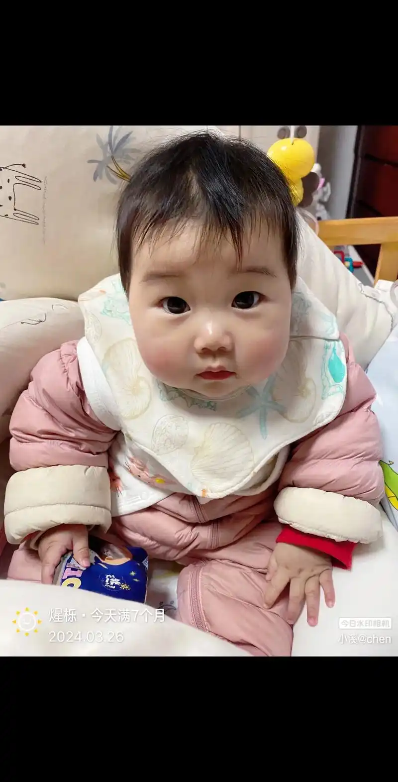 爱笑的宝宝惹人爱 从7.2斤被我养到了17.2斤