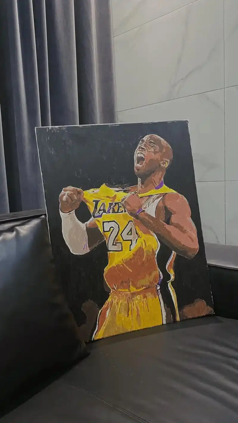 手绘科比 #kobe #你离开的第678天… - 抖音