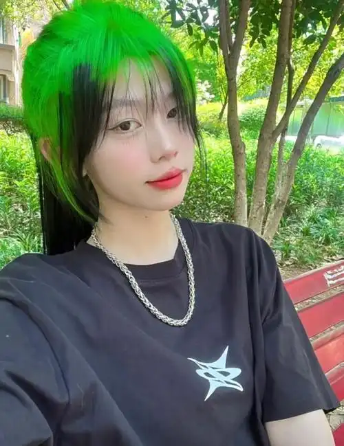 荧光绿头发颜色怎么调