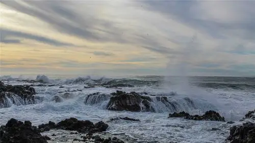 汹涌海洋海浪高清桌面壁纸_风景壁纸_壁纸下载_美桌网