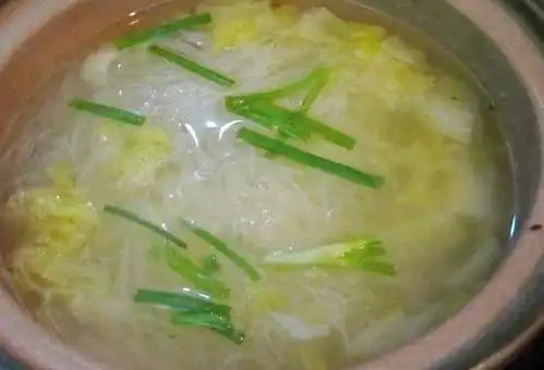 【菜谱换礼】娃娃菜粉丝汤