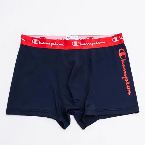 内裤champion冠军男士经典logo透气舒适灰色四角平角裤