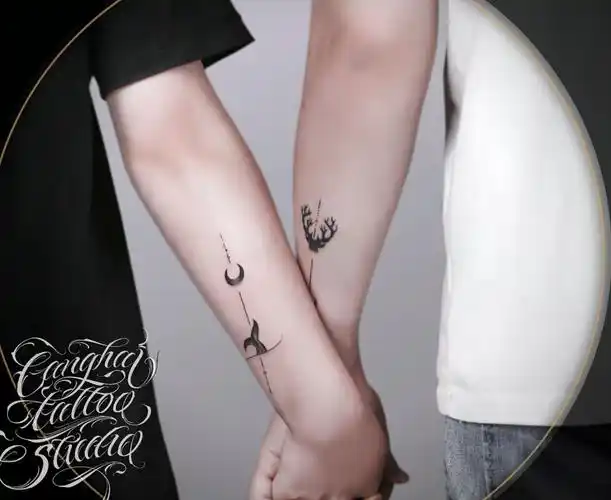 最新情侣纹身图案有意义的情侣纹身设计6