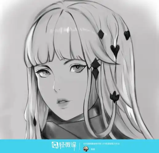 作业:怎么学动漫设计之五官的画法与训练技巧 - 鱼腴 - 轻微课