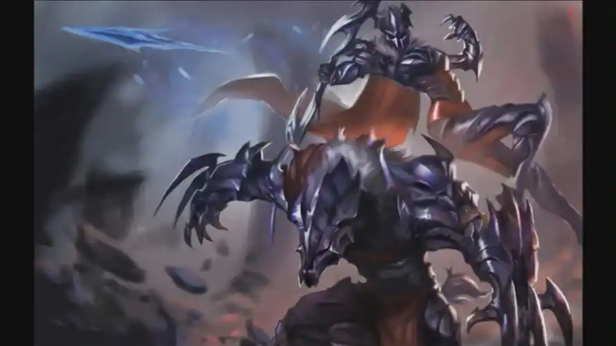 临摹lol皮肤狼人寒冰