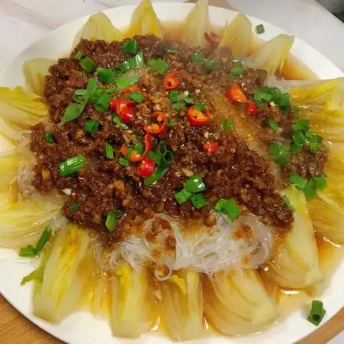 蒜蓉粉丝娃娃菜做法