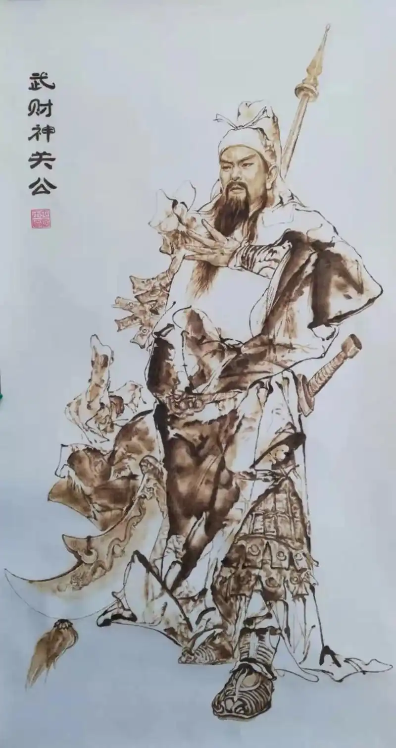 丁国玉烙画作品赏析