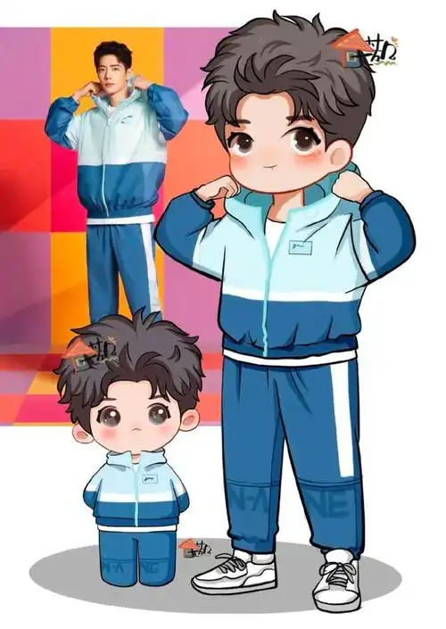 q版肖战太萌了,但本人更可爱