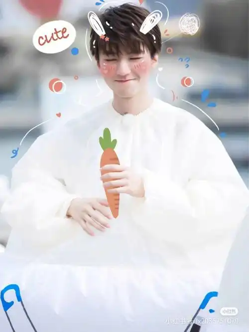 王俊凯可爱照片上