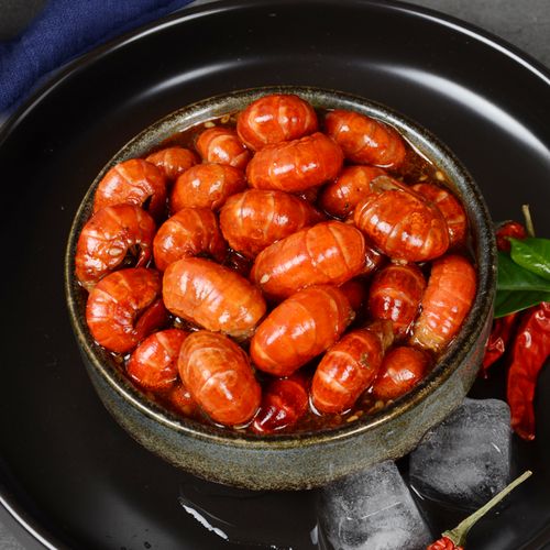 5罐装麻辣小龙虾尾罐头即食捞汁小海鲜熟食虾球罐装零食