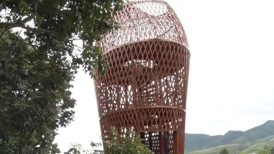 海丰县莲花温厝新农村建设再出新招筑海丰版鸟巢