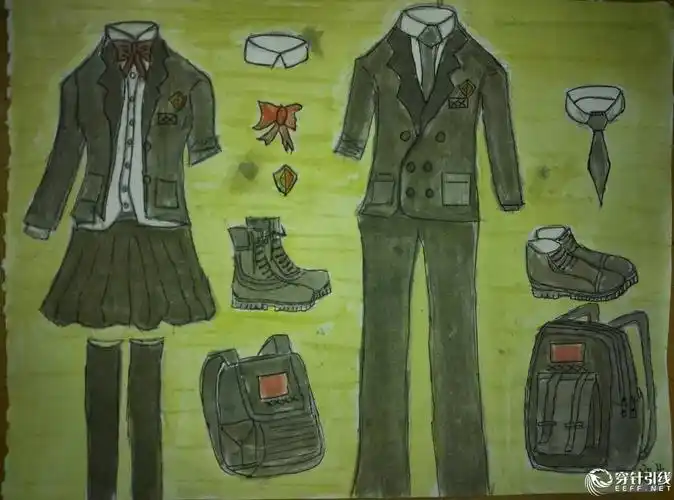 校服设计-服装画/服装设计手稿 - 穿针引线服装论坛