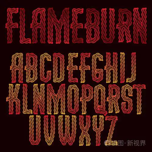 字符集设计元素孤立的书法文字字形图形文字文法学校字母排字标志型