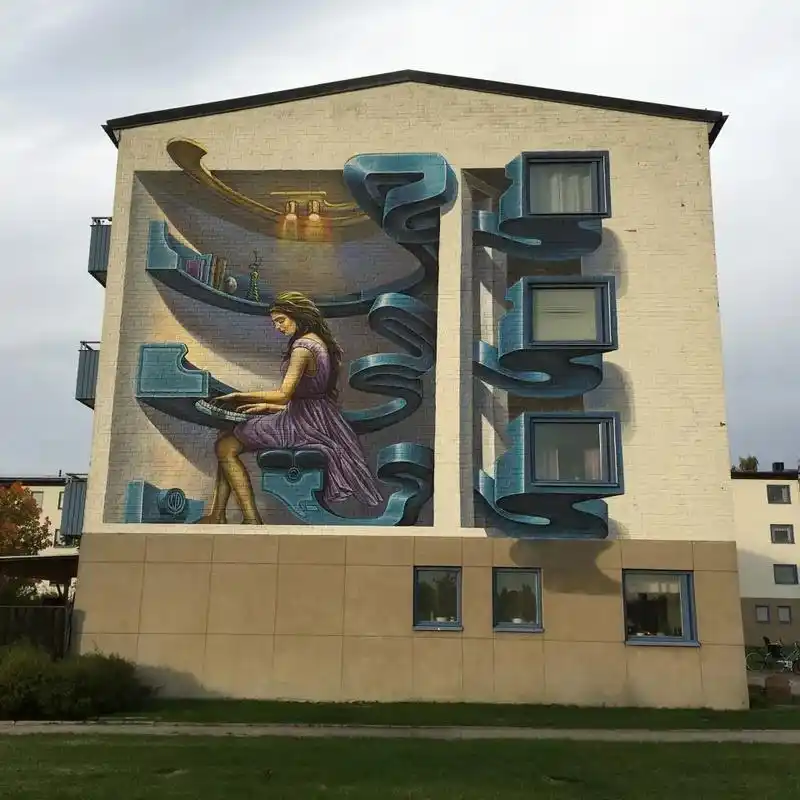 墙绘设计.分享 窗户该如何融入整体设计案例#墙绘设计 #墙绘 - 抖音