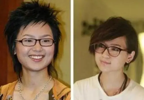 周笔畅整容前后对比照片削下巴长发烟熏妆妩媚