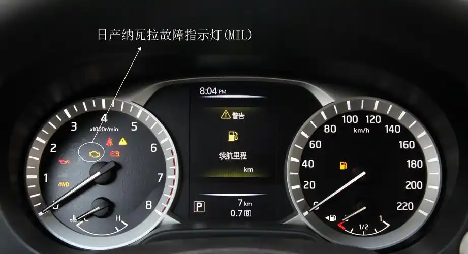 日产纳瓦拉故障指示灯(mil)-郑州日产故障灯大全-汽车仪表网