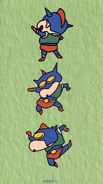 蜡笔小新油画壁纸