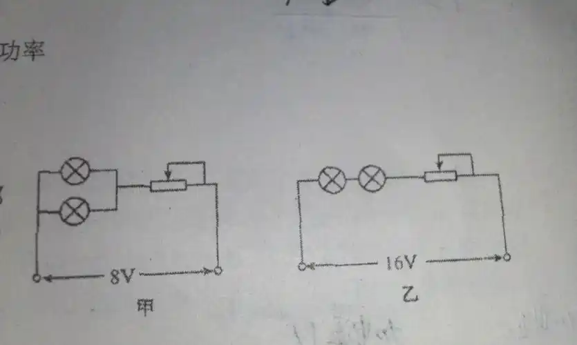 一道高一物理题:把两个相同的电灯分别接在图中甲,乙两个电路里,调节