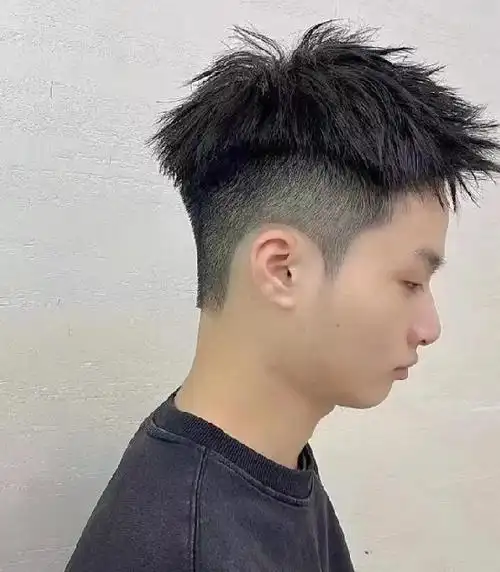 个性铲青男生短发 帅气型男魅力升级_男士短发 - 美发站