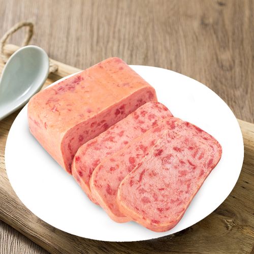 美宁火腿猪肉午餐肉罐头198g整箱48罐保质期长应急储备食品商用-mc