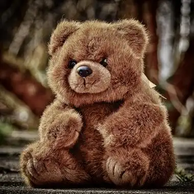 可爱毛绒熊头像可爱的玩具熊图片