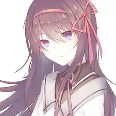 动漫女生高冷侧脸头像冷酷忧伤二次元女生头像