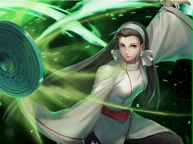 拳皇曾经的女主神乐千鹤,只能在剧情打酱油了吗?snk:是的