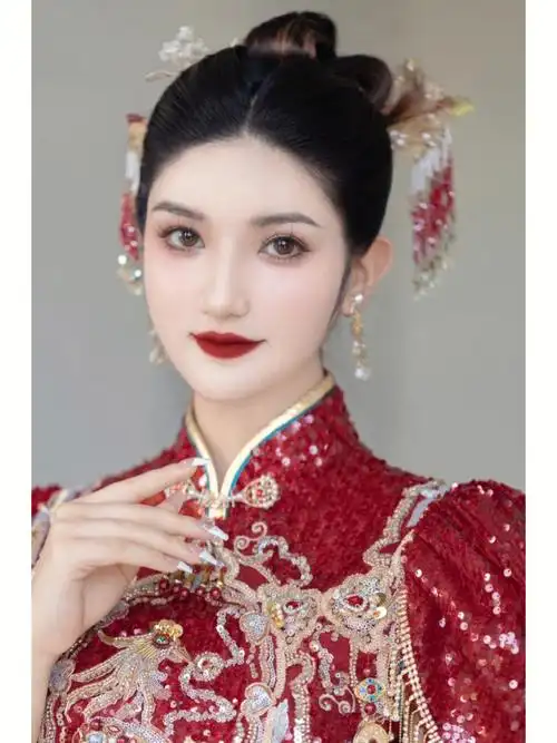 新中式新娘造型灵感女神梦华录刘亦菲