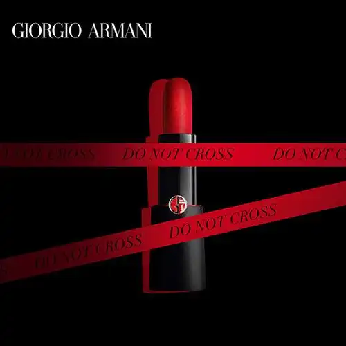阿玛尼armani红黑管哑光唇膏口红405浓郁出色丝滑润泽哑而不干经典