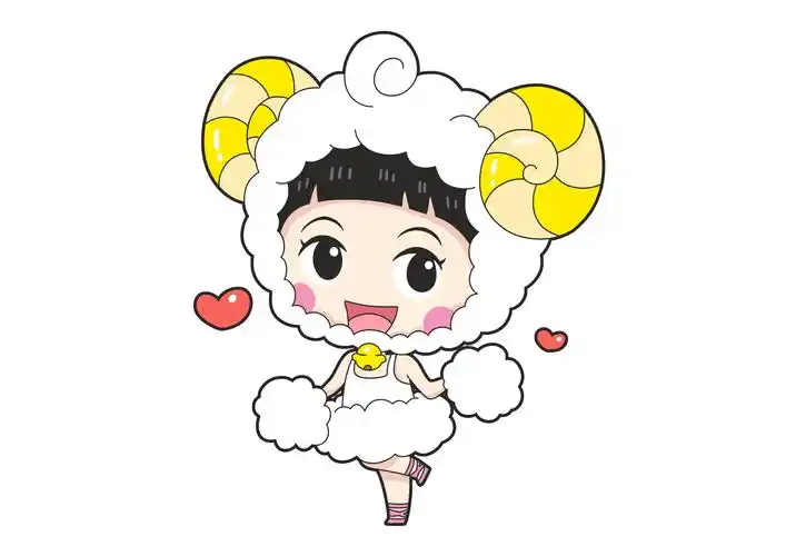 萌萌的白羊座高清原图查看