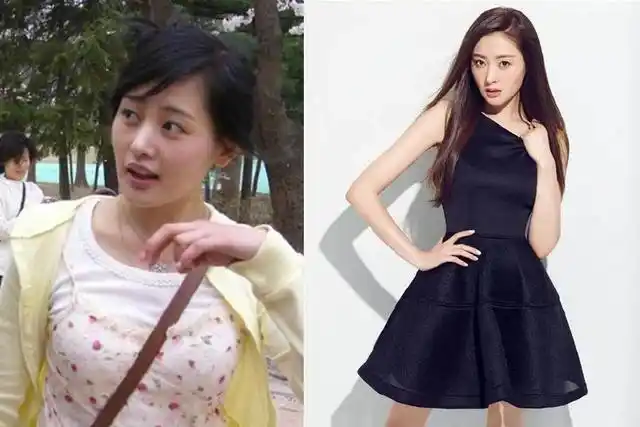 成名之前的张天爱长这样,跟现在相比差别真的很大