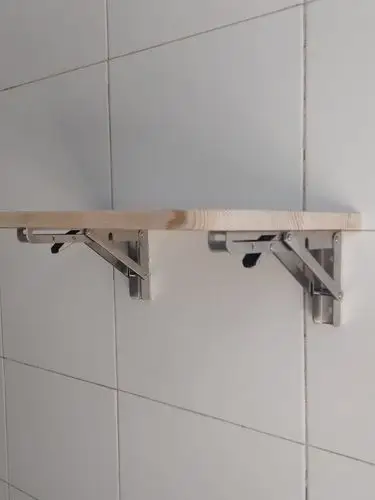 定做墙上折叠桌搁板置物架餐桌电脑桌靠墙桌挂墙桌实木墙壁免打孔