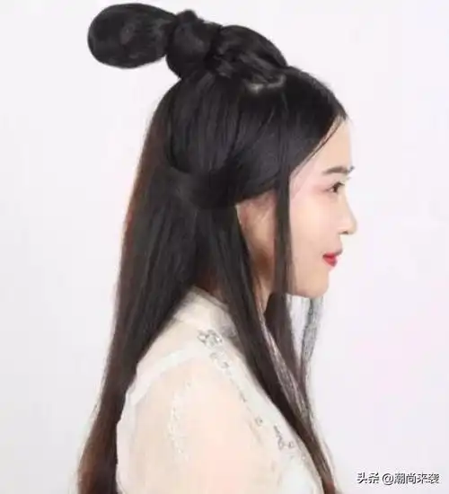 古代发型简单的梳法,简单的教程学就会