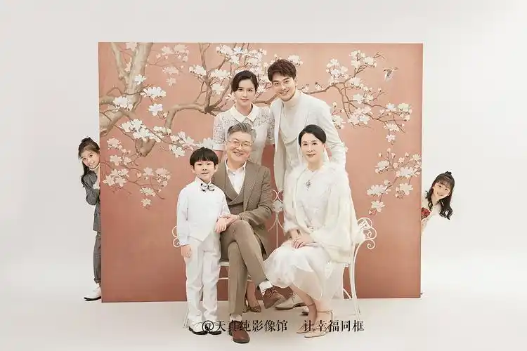 中国风全家福主题摄影