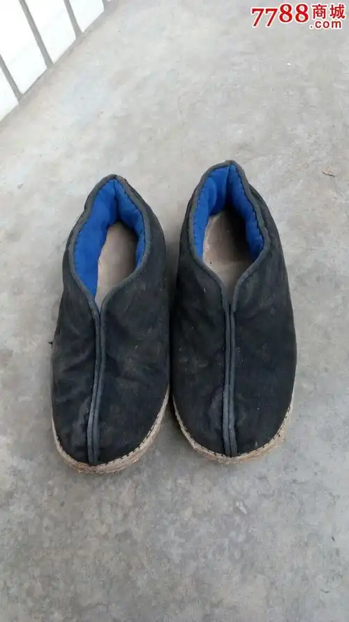 纯手工老头儿乐老布鞋