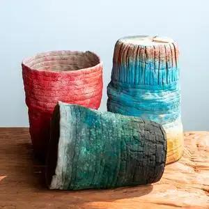 木栖栖系列 多肉植物手工小花盆 透水手捏花盆 多肉花盆