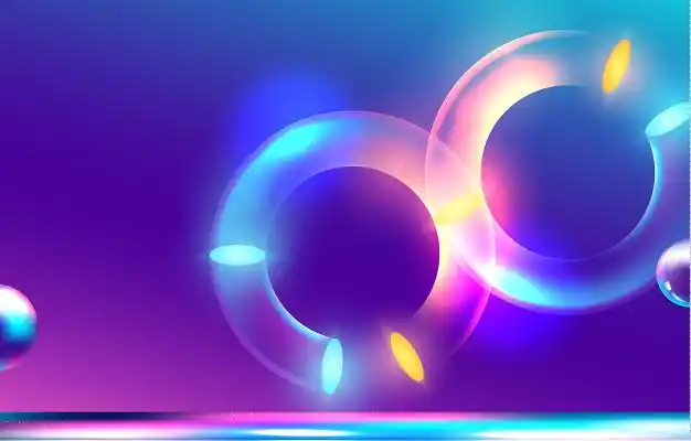 渐变蓝紫商务酷炫vip卡会员卡名片背景