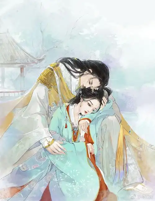 古风情侣 〕 棉花圃 绘