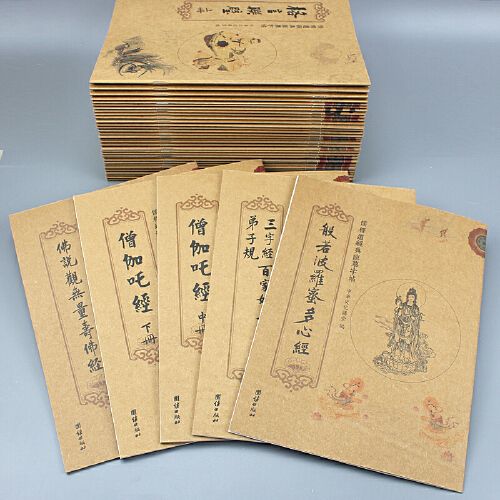 经典文化系列字帖佛经心经般若波罗蜜心经抄经本临摹手抄字帖成功无限