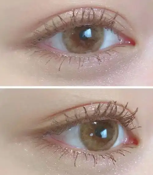 于你的瞳孔大小啦   当时千万不要选择直径过大或是颜色诡异的美瞳哦