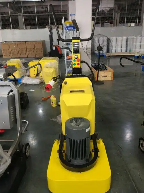 6磨头!手推式打磨机 小型地坪研磨机