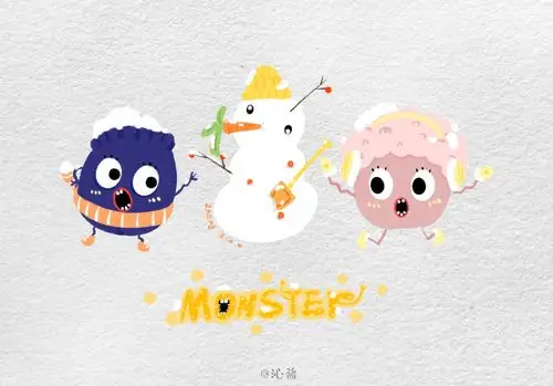 插画壁纸|小怪物们