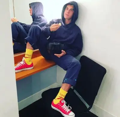 ins自截 侵删 justin bieber