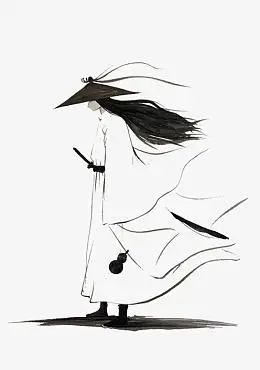 拉风的男人古代剑客免扣元素