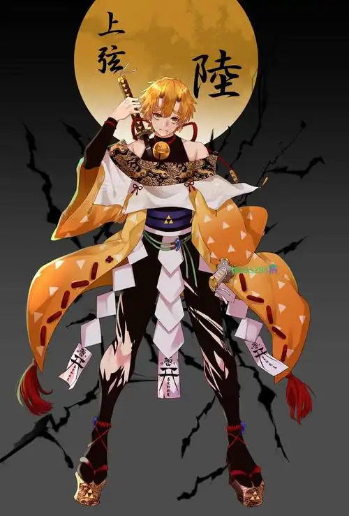 鬼化善逸-鬼灭之刃帅气