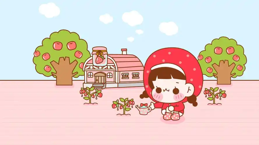 iphone壁纸 萌物 可爱 背景 高清桌面 宽屏 韩系 女孩
