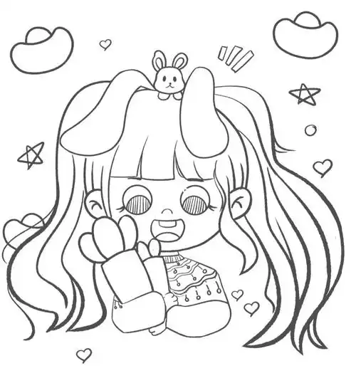 板绘|线稿头像练习|q版人物