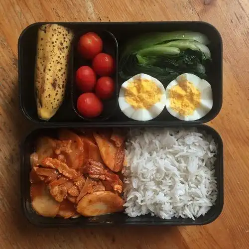 千绿做的上班族的午餐便当