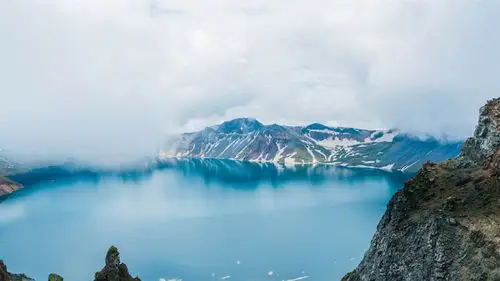 长白山天池唯美壮观高清桌面壁纸_风景壁纸_壁纸下载_美桌网